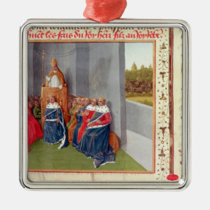 Urban II Preaching the Crusade in Clermont Metalen Ornament