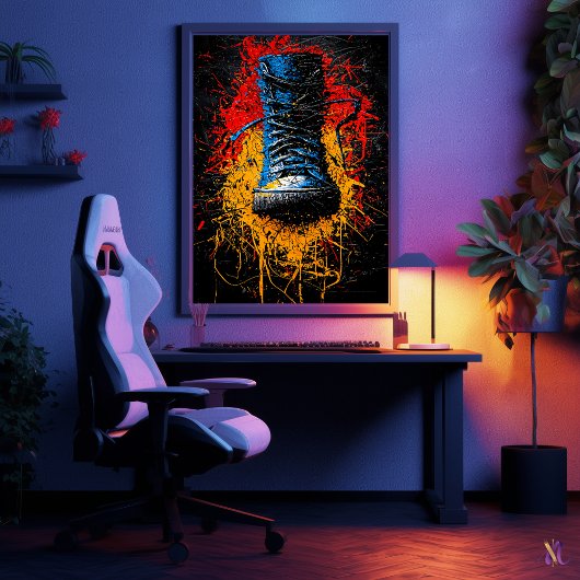 Urban Impact Hedendaagse expressionistische Boot A Poster