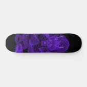 Urban Indigo Dragon Element Custom Pro Deck Persoonlijk Skateboard (Horizontaal)