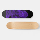 Urban Indigo Dragon Element Custom Pro Deck Persoonlijk Skateboard (Horizontaal)