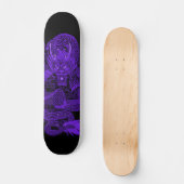 Urban Indigo Dragon Element Custom Pro Deck Persoonlijk Skateboard (Voorkant)