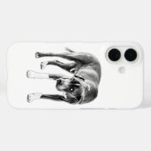 Urban Ink Dog - Pitbull Mix Gaze Case-Mate iPhone Case (Achterkant (horizontaal))