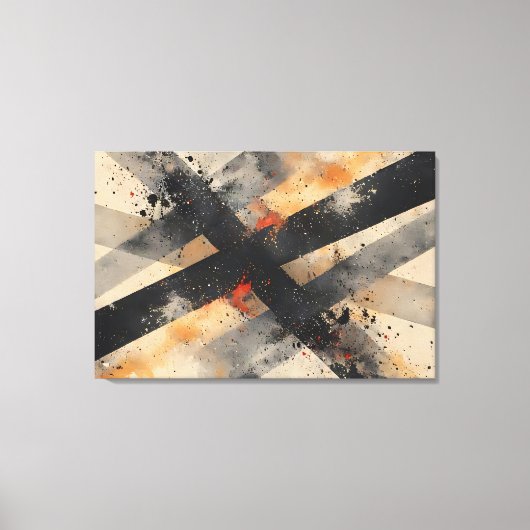 Urban Intersection Canvas Afdruk (Voorkant)