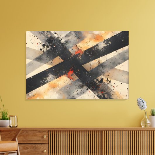 Urban Intersection Canvas Afdruk (Insitu (Woonkamer))