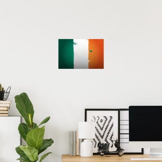 Urban Ireland Flag Poster (Thuiskantoor)