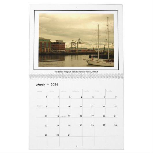 Urban Ireland jaarkalender Kalender (Mar 2026)