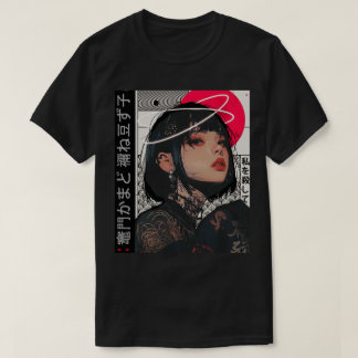 Urban Japanese Vaporwave Aesthetic Cool Girl T-shirt