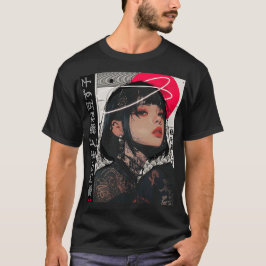 Urban Japanese Vaporwave Aesthetic Cool Girl T-shirt