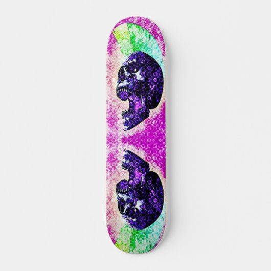Urban Johnny Skull Rave Grunge Element Trick Deck Persoonlijk Skateboard (Voorkant)