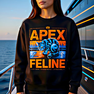 Urban Kat Liefhebber Apex Feline T-Shirt voor Cool