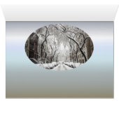 Urban-kerstsneeuw in Brooklyn NY (Binenzijde Horizontaal (Onderkant))