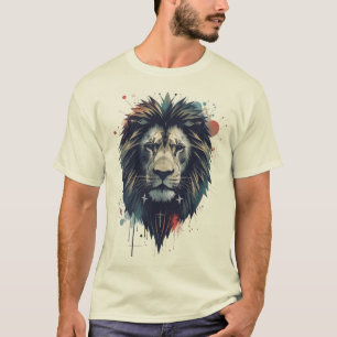 Urban King – Graffiti Leeuwen Embleem T-shirt