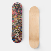Urban King: Graffiti Pop Art Skateboard Deck  (Voorkant)