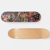 Urban King: Graffiti Pop Art Skateboard Deck  (Horizontaal)