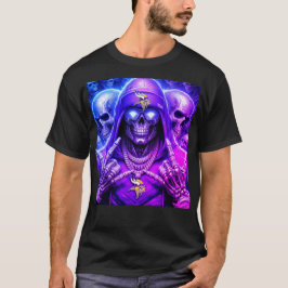 Urban Kings Schedel met Gouden Kroon Grafisch T-shirt