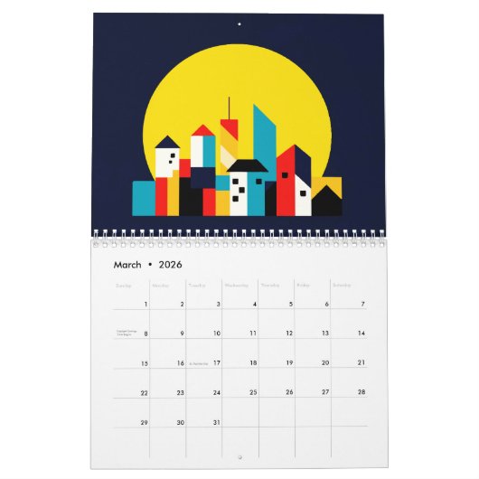 Urban landscape kalender (Mar 2026)