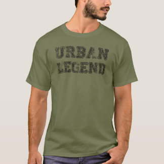 URBAN LEGEND Black Vintage T-shirt