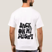 Urban Legend: Mannen Graphic T-shirt" T-shirt (Achterkant)