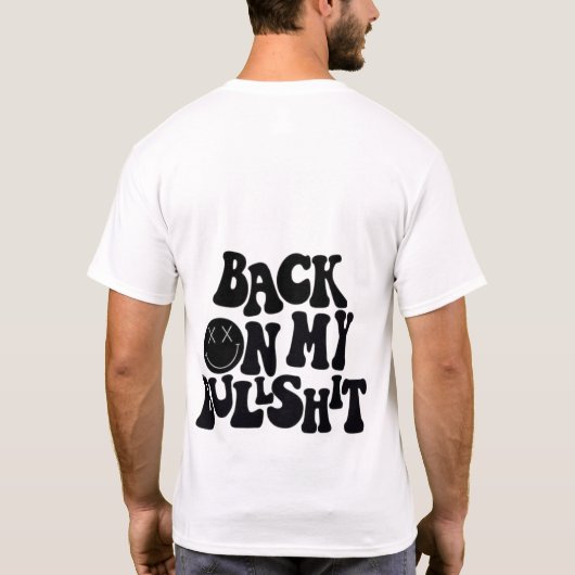 Urban Legend: Mannen Graphic T-shirt" T-shirt (Achterkant)