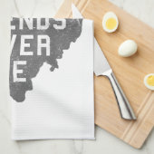 Urban Legends Never Die State of Ohio Verdrietig Theedoek (Quarter Fold)