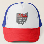 Urban Legends Never Die State of Ohio Verdrietig Trucker Pet (Voorkant)