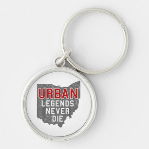 Urban Legends Sterven Nooit Staat Ohio Noodlijdend Sleutelhanger