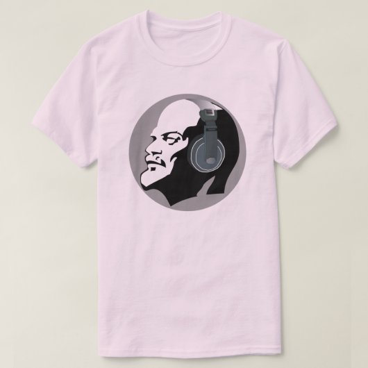 URBAN LENIN MET MUZIEKE HOOFDTELEFOONS T-SHIRT (Design voorkant)