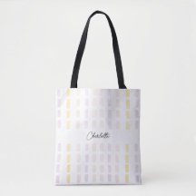 Urban Lila geometrische Waterverf Monogrammed