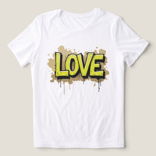 Urban Love Bloom Tri-Blend Shirt (Design voorkant)