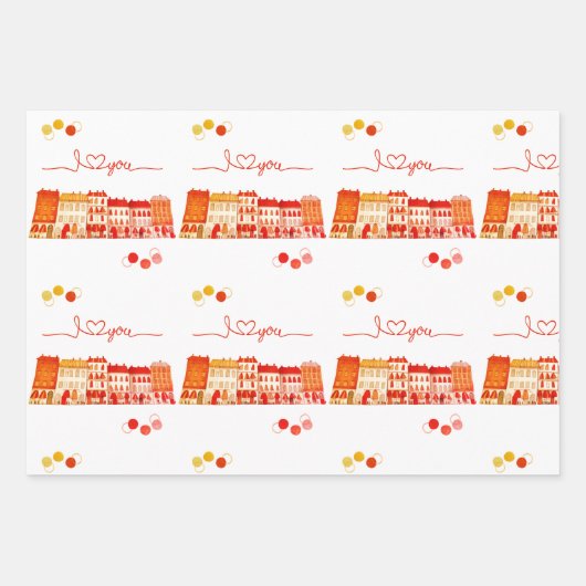 Urban Love Expressions inpakpapier set (Voorkant 3)