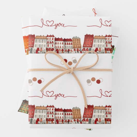Urban Love Expressions inpakpapier set (In situ)