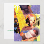 Urban Madonna  Postcard Feestdagenkaart (Voorkant / Achterkant)