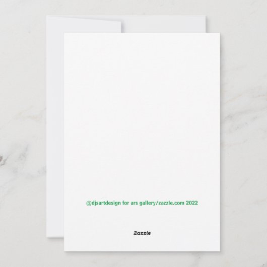 Urban Madonna  Postcard Feestdagenkaart (Achterkant)