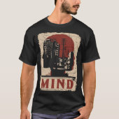 Urban Mind Meditatie Bewustzijn Ontwerp T-shirt (Voorkant)