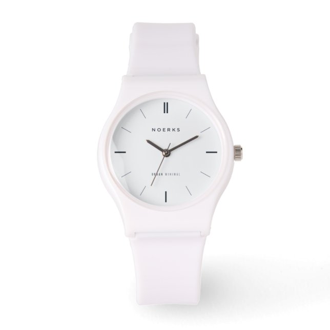 Urban Minimal Analog Watch Face Horloge (Voorkant)