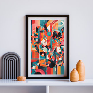 Urban Mirage: echo's in kleur Poster