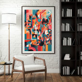 Urban Mirage: echo's in kleur Poster