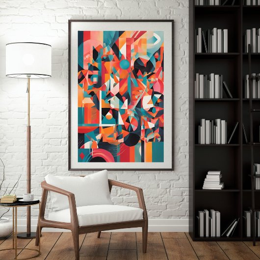 Urban Mirage: echo's in kleur Poster