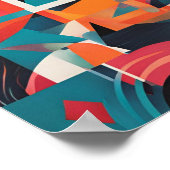 Urban Mirage: echo's in kleur Poster (Hoek)