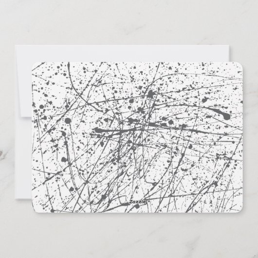 URBAN MODERN MERRY CHRISTMAS FEESTDAGENKAART (Achterkant)