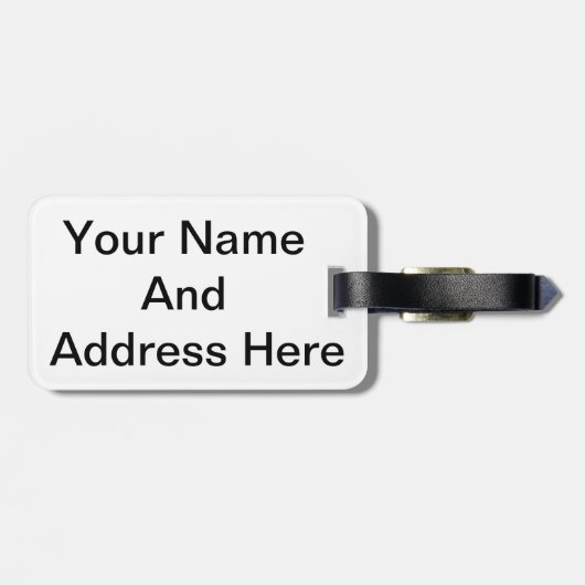 Urban Moose Bagagelabel (Achterkant horizontaal)