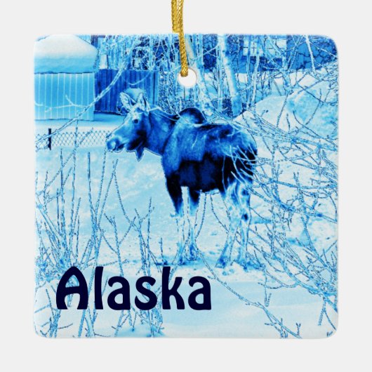 Urban Moose Keramisch Ornament (Voorkant)