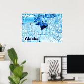 Urban Moose Poster (Thuiskantoor)