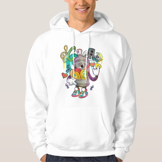 Urban Music is Medicine Graffiti Hoodie (Voorkant)