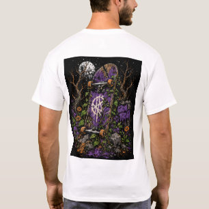 Urban Nature Gebroken Skateboard Borst Logo T-shirt