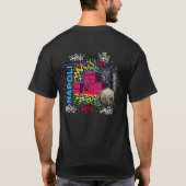 Urban Neon Graffiti Napoli Castle T-shirt (Achterkant)
