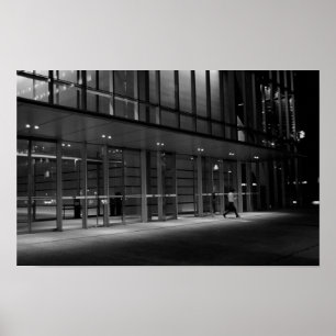 Urban Night Walk in Tokio - Fotografie Afdrukken Poster