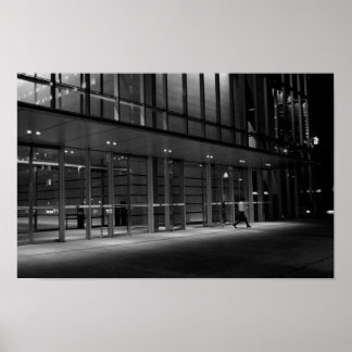 Urban Night Walk in Tokio - Fotografie Afdrukken Poster