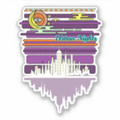 Urban Nights Standaard Sticker (Voorkant)