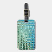 Urban Oasis Bagagelabel met lederen riem (Voorkant verticaal)